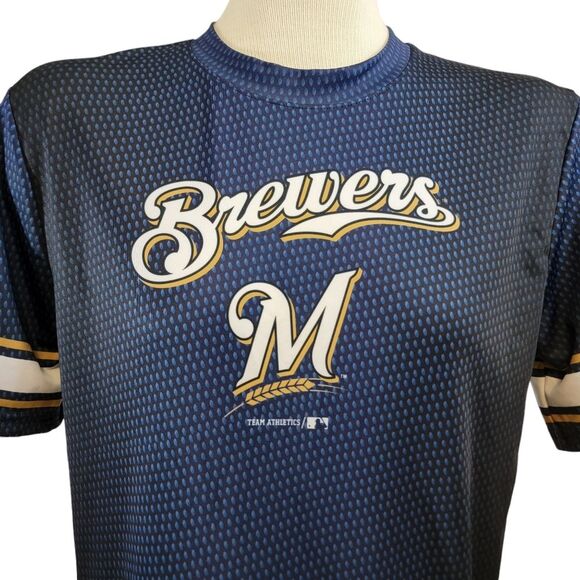 Milwaukee Brewers Genuine Merchandise Short Sleeve Tee Shirt size XL - Picture 2 of 7